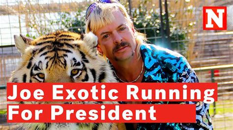 Tiger King Joe Exotic Announces Presidential Run Youtube