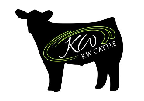 KW Cattle, IN | Show cattle, Cattle brands, Farm logo