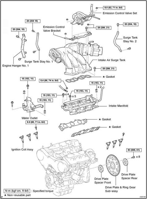 2002 Toyota Camry Engine Parts Diagram