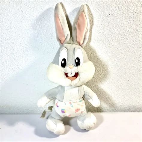 Vtg Baby Looney Tunes Tiny Toons Bugs Bunny W Diaper 1998 Play By Play