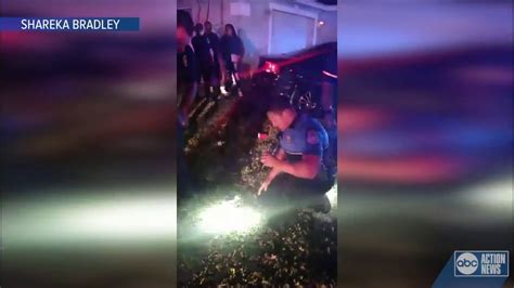 VIDEO: Sarasota police arrest man while witnesses shout 'he's