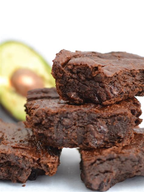 Deliciously Rich Avocado Brownies One Hungry Bunny
