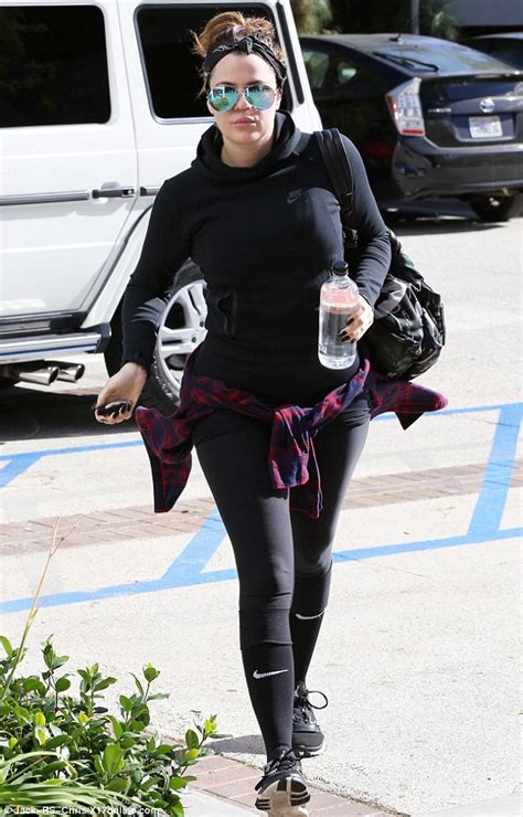 Khloe Kardashian Looks Ready For Another Workout As She Heads To The