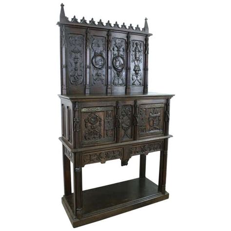 Impressive Antique Italian Gothic Cabinet At 1stdibs Gothic Furniture