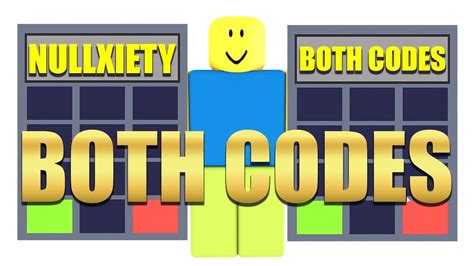 Roblox Nullxiety How To Get Both Codes Youtube