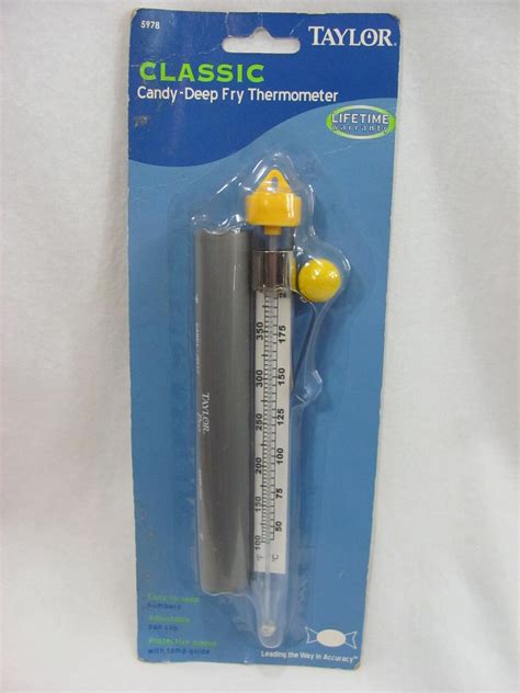 New Taylor Classic Candy Deep Fry Thermometer 5978 Pan Clip Etsy