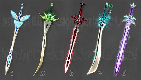 Swords Adopts 11 Closed By Rittik Designs On Deviantart