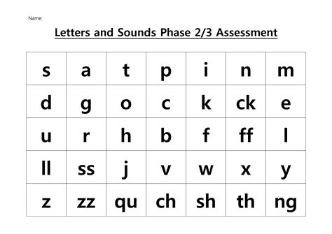 Jolly Phonics Alphabet Letters
