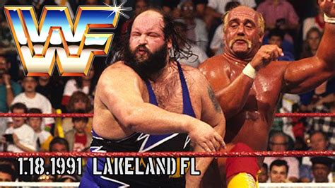 WWF Lakeland FL January 18th 1991 Results Hulk Hogan Vs Earthquake