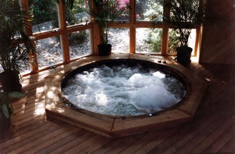 Heres A Round Four Person Hot Tub With A Great View Description From