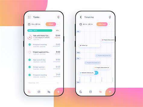 Timeline Time And Project Tracking App V2 By Fábio Santos On Dribbble