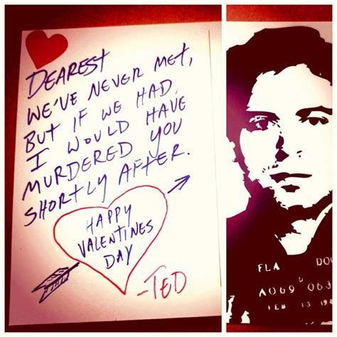 Customized Love Letter Postcard From Ted Bundy 999 Free Shipping
