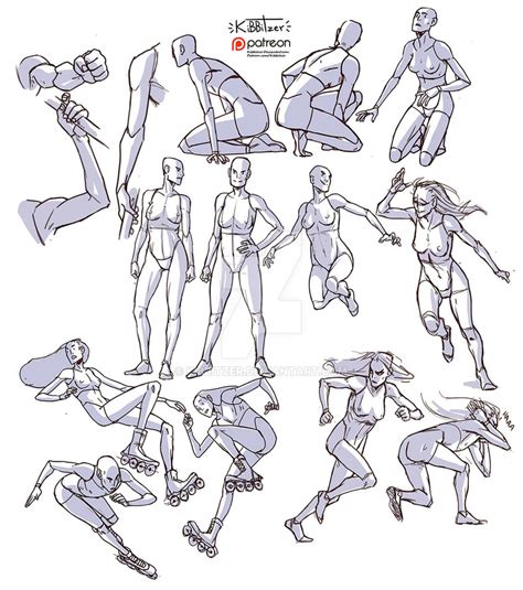 Dynamic Pose Reference Drawing As Per Many Requests We Ve Received We
