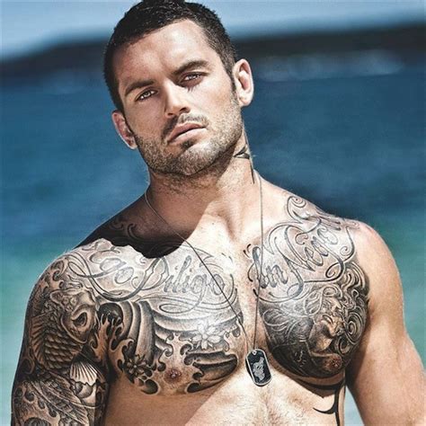 Top 144 Chest Tattoos For Men
