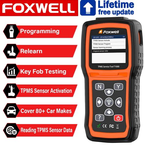 Foxwell T Tpms Programmer Tires Sensors Activate Programming Diagnostic Tool Walmart Com