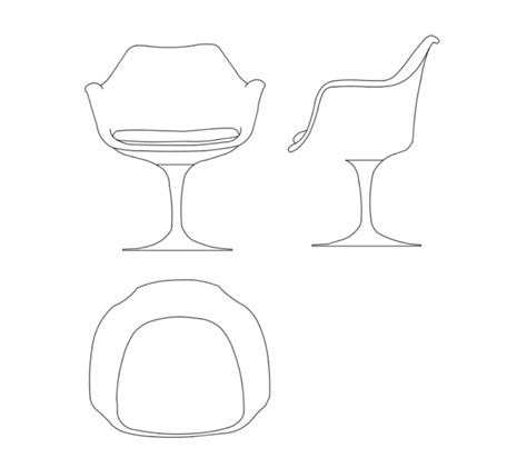 Designer Chairs Cad Block Design Dwg File Cadbull