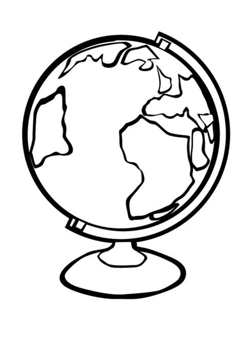 Download Globe Coloring Pages - GetColoringPages.com