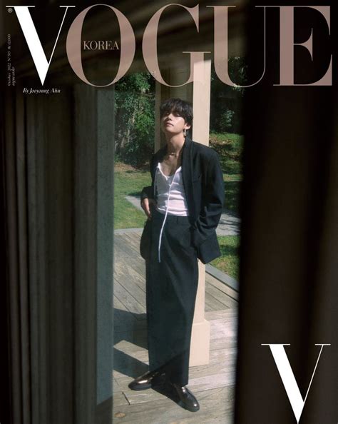 Vogue Oct 2022 Cover Bts V Kim Taehyung Instagram V Taehyung