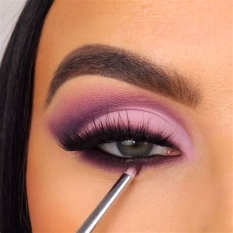 Lilac Makeup Look Video Smoke Eye Makeup Lilac Eye Makeup Makeup