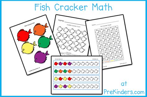 Fish Cracker Activities Prekinders Math Patterns Fish Crackers