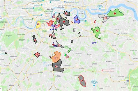 Maps Reveal The Territories Of Londons 200 Plus Gangs Daily Mail Online