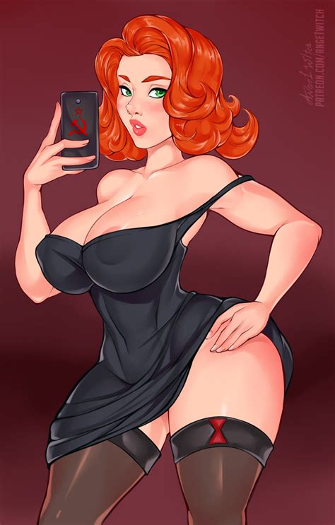Rule 34 1girls Ange1witch Avengers Big Breasts Black Widow Marvel