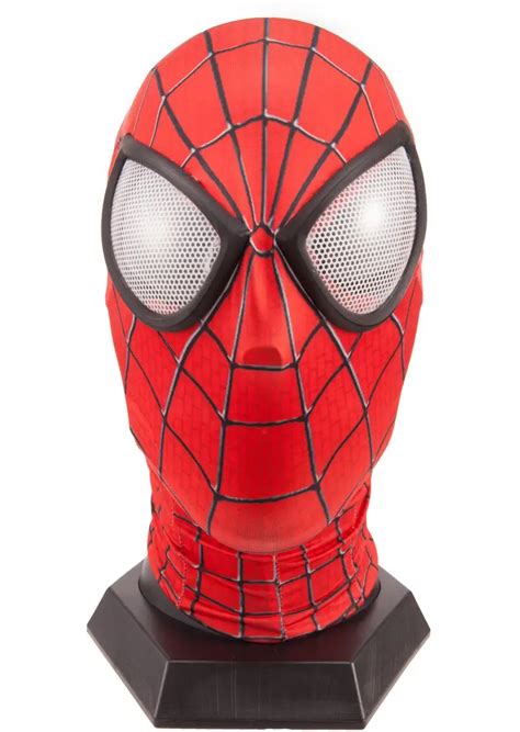 Quality New Spiderman Mask With Lens Amazing Spider Man Face Mask Hero