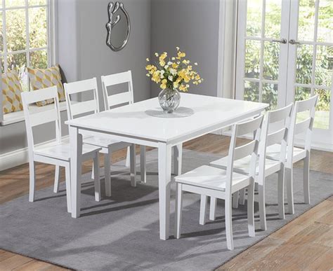 Buy The Chiltern 150cm White Dining Table Set With Chairs At Oak