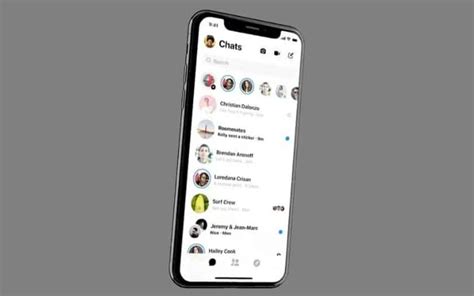 Facebook Messenger Se Met à Jour Mode Sombre Nouveau Design