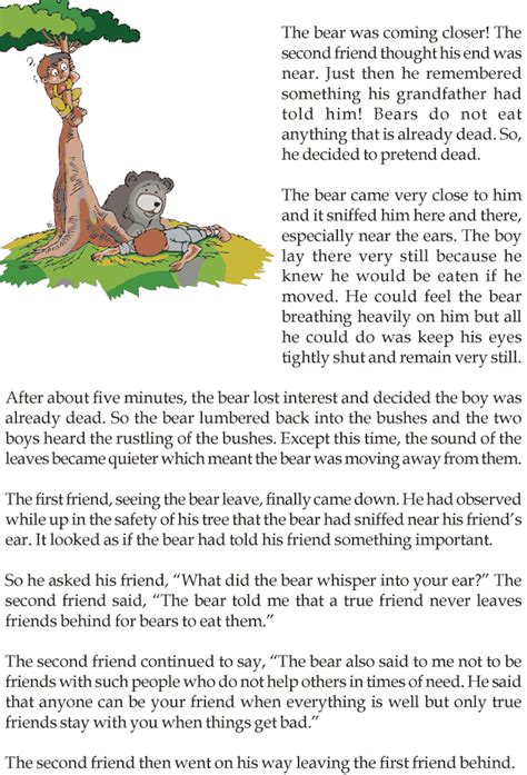 Grade 3 Reading Lesson 11 Fables And Folktales Two Friends And A Bear