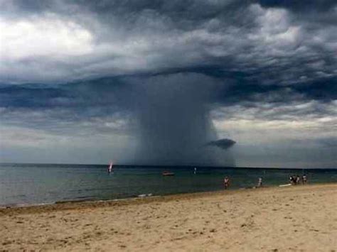 An explanation of the equation of buoyancy and its inherent deficiency is. Downburst captured near Caorle, NE Italy (PHOTOS) -- Earth ...