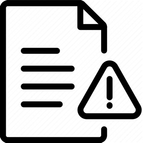 Document Error File Unavailable Icon Download On Iconfinder
