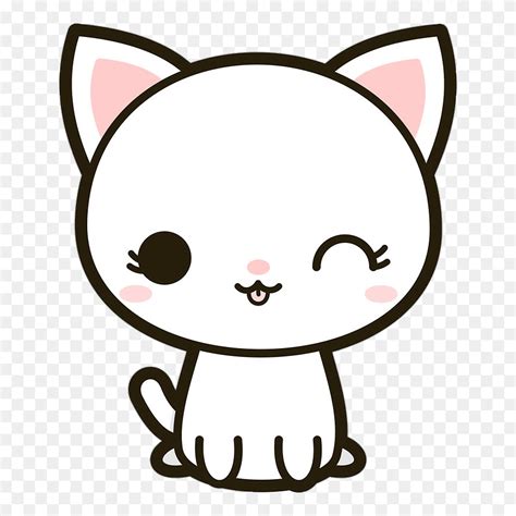 Download Download Stickers Kawaii Clipart Sticker Cat Kawaii Easy