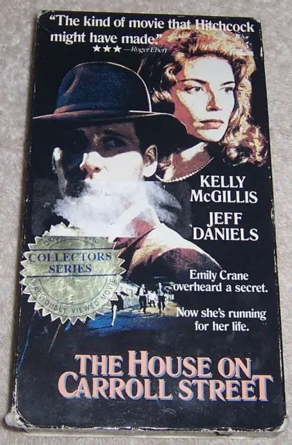 THE HOUSE ON Carroll Street VHS Video Kelly McGillis Jeff Daniels 1 99