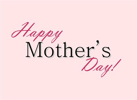 Mothers day greeting card with blooming pink rose flowers. Free Clipart N Images: Happy Mother's Day Greeting