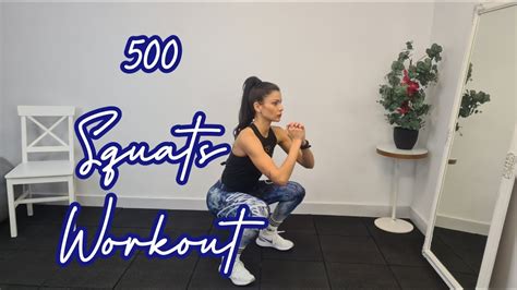 500 Squats Workout Youtube
