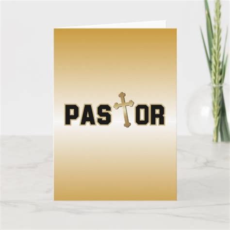 Pastor Card
