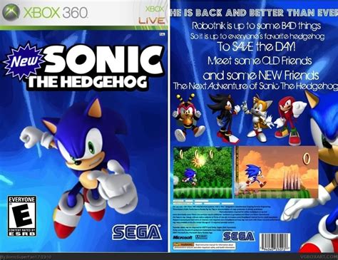 Viewing Full Size New Sonic The Hedgehog Box Cover