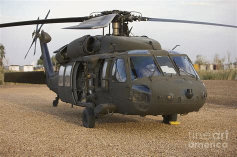 A Uh 60l Black Hawk With Twin M240g Photograph By Terry Moore