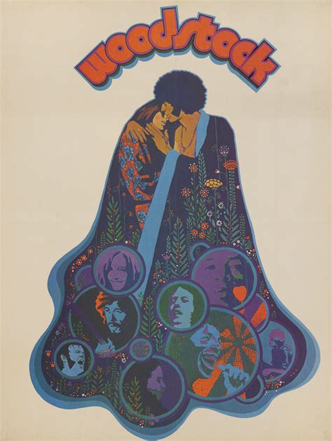 Woodstock Poster US Special Poster From Theatre Hippie Newspaper Original Film