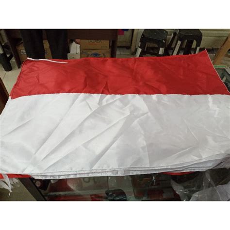 Jual Bendera Merah Putih 60x90 Bahan Peles Abutai Shopee Indonesia