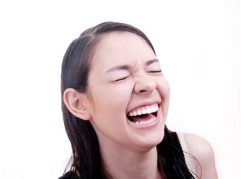 Laughing Young Woman Stock Photo Image Of Sensuality 12274328