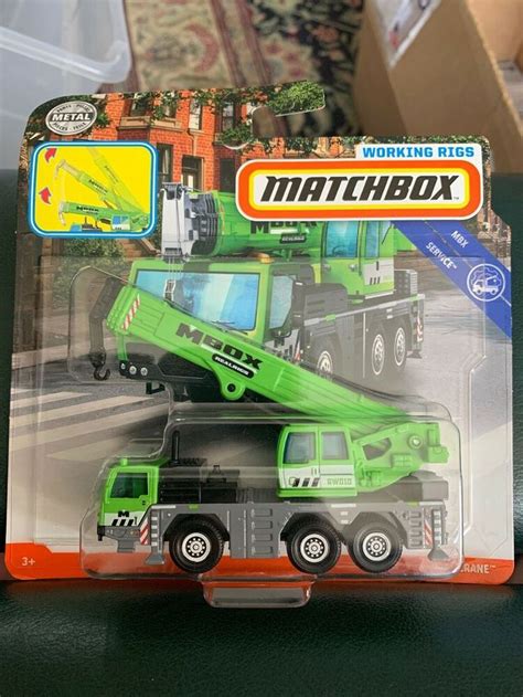 Matchbox Crane Green Truck Mbx Service Working Rigs Mbox Ebay