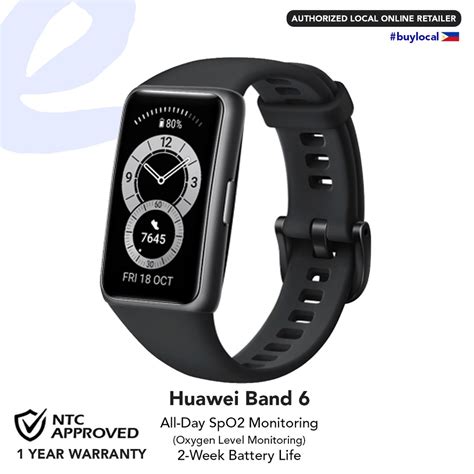 Huawei Band 6 All Day Spo2 Monitoringluggage Shopee Philippines
