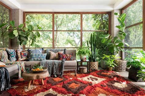 Eclectic Living Room Cushions Interior Design Ideas