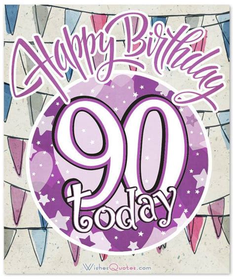 Adorable 90th Birthday Wishes And Images By Wishesquotes