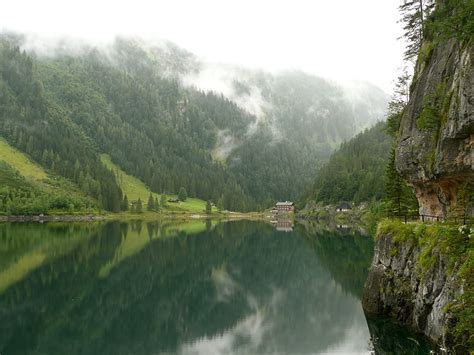 Gosau Lake Austria Dachstein Gosausee Landscape Nature Peaceful