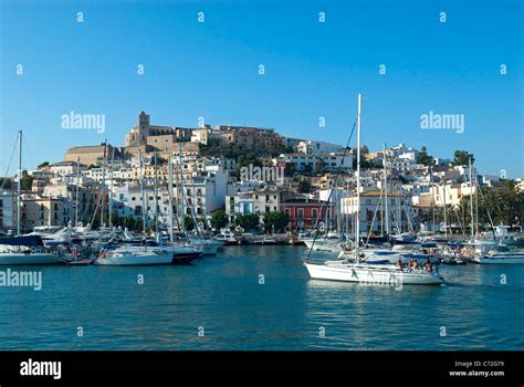 Port At Ibiza Town Ibiza Balearics Spain Stock Photo Alamy