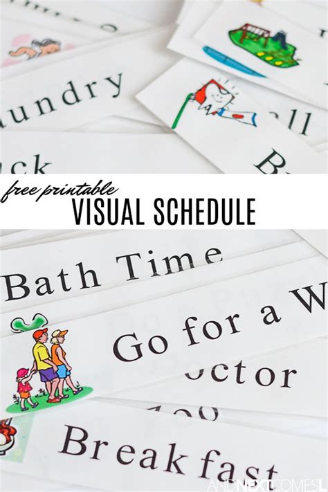 Free Printable Visual Schedule