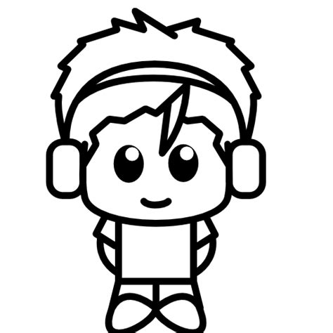Anime Boy With Headphones Free People Icons